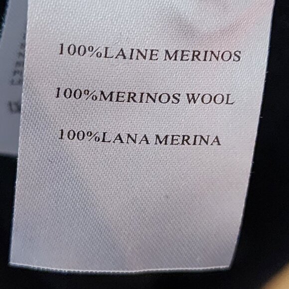 Harris Wilson Navy 100% Merino Wool Popover Gabriela Sweater Dress - Picture 8 of 8